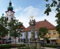 Archivbild:  Rainer Christoph
Die Stadtpfarrkirche vom Tirschenreuther Marktplatz aus gesehen.