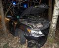 Bild: jma
Der Unfallwagen am Baum