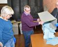 Bild: Andreas Royer
Pünktlich um 18 Uhr öffneten die Helfer die Wahlurnen.