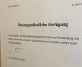 Bild: ca
Abstand halten im Zuhörerraum. Am Ende wurde der Prozess nach einer Stunde ohnehin unterbrochen .