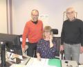 Bild: rn
Karl Lorenz (von links) sowie die Koordinatoren Elisabeth Gottsche und Jochen Sertl stehen in den Startlöchern zur Organisation von Einkaufshilfen.