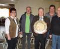 Bild: mmj
Schützenmeister Horst Fettke als Gewinner der "Johann-Weber-Gedächtnisscheibe", zusammen mit den Nächstplatzierten.