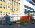 Bild: Gabi Schönberger
Das Diagnostikzelt ist in Betrieb. Testabstriche sind dort allerdings nicht möglich.