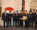 Archivbild: pop
Im Januar sagte Landrat Richard Reisinger (links) zu, die Schirmherrschaft beim Ensdorfer Feuerwehrjubiläum zu übernehmen. Nun müssen die Feierlichkeiten wegen der Coronakrise verschoben werden. Ein neuer Termin steht noch nicht fest.