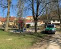 Bild: Polizei 
Alle öffentlichen Plätze werden von der Polizei regelmäßig kontrolliert, so wie hier im Bürgerpark.