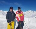 Bild: exb
Über Sonnenschein und blauen Himmel freuen sich Sandra Maschke und Peter Möhrle im Skiurlaub in Sölden. Zu diesem Zeitpunkt ahnen sie noch nicht, dass sie sich mit dem Coronavirus infiziert haben könnten.
