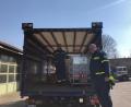 Bild: THW Weiden
Seit zwei Wochen ist das Technische Hilfswerk bereits als Logistikpartner im Einsatz. Die Helfer transportieren Ausstattung und Rohstoffe zur Herstellung von Desinfektionsmitteln.