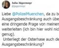 Bild: Twitter.com/jagermeyr
Darf der Osterhase trotz Ausgangsbeschränkung raus?