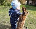 Bild: fvo
Der kleine Hannes und Hase Monty warten auf Ostern.