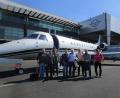 Bild: Horn Glass Industries/exb
Mit einem Charterflugzeug ging es für die Horn-Mitarbeiter von Mexiko nach Hause.