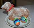 Bild: rgr
Osterlamm als Zeichen für das Osterfest. Kinder könnten Eier bunt bemalen.
