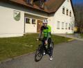 Bild: sne
Der Trainingsbetrieb in der Triathlonsparte ruht. DJK-Abteilungsleiter Michael Waldmann hält sich deshalb alleine fit.