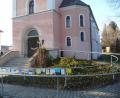 Bild: exb
Vor der Kirche der evangelischen Gemeinde in Mitterteich sind Gebetstexte ausgehängt, weitere können ergänzt werden.