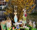 Bild: Heike Franke/exb
Der Osterhase hat seine Spuren im Garten der Kindertagesstätte hinterlassen.