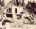 Repro: Heiner Zeitler/exb
Die Felsmühle nach der Bombadierung 1945