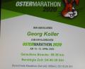 Bild: Bühner
Eine Urkunde gab es auch noch für TB Weiden-Läufer Georg Koller für seine Teilnahme am Ostermarathon 2020.