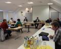 Bild: pko
Im Schulungsraum der Feuerwehr war ausreichend Platz, damit die Stadträte den geforderten Mindestabstand einhalten konnten.