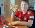 Bild: exb
Simon aus der Klasse 4b bastelte einen aufmunternden Gruß.