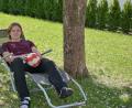 Bild: ref
Enstpannt daheim im Garten: Jakob Stiegler