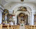 Bild: JOCHEN NEUMANN 
ERBENDORF
Eine menschenleere Mariä-Himmelfahrtskirche. Anders schaut es derzeit auch bei den Gottesdiensten auch nicht aus.