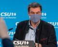 Bild: Peter Kneffel
Markus Söder, CSU-Vorstandsvorsitzender und Ministerpräsident von Bayern, stellt bei einer Pressekonferenz neue Lockerungen in Aussicht