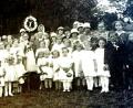 Bild: Archiv Bärnau/cr
Die Teilnehmer des Flurgangs am 26. Juni 1929 in Wittichsthal.