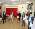 Bild: stg
Bürgermeister Werner Nickl (Zweiter von links) verabschiedete die Stadträte (von rechts) Elmar Bayer, Michael Hautmann, Hans Prieschenk, Markus Lehner und Josef Krauß. Aus gesundheitlichen Gründen fehlte Willi Prieschenk.