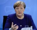 Bild: Kay Nietfeld/dpa
Bundeskanzlerin Angela Merkel (CDU) gibt nach der Videokonferenz mit den Ministerpräsidenten der Bundesländer eine Pressekonferenz.