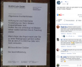 Screenshot: facebook/dianamaier
Eine Fleischerei aus Nürnberg hat mit einem Aushang gegen die Maskenpflicht für Aufsehen gesorgt.