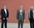 Bild: sck
Das neue Bürgermeister-Dreigestirn für Auerbach bilden (von links) Michael Streit, Joachim Neuß und Norbert Gradl.