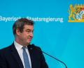 Bild: Sven Hoppe/dpa
Ministerpräsident Markus Söder verkündet die Beschlüsse des bayerischen Kabinetts zum weiteren Vorgehen in der Coronakrise.