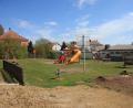 Bild: wro
Der Spielplatz an der J.-B.-Lehner-Straße soll weiter aufgewertet werden. Als Ergänzung wird ein „Hamsterrad“ angeschafft.