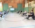 Bild: tu
Die Tagung geht in der Pleysteiner Sporthalle über die Bühne.