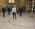 Bild: Josef Glas
Die neuen Mitglieder des Marktgemeinderates: (von links) Tobias Reichelt, Christian Hartinger, Matthias Grundler, Werner Braun, Rebekka Fischer, Franziska Ebnet, Bürgermeister Ludwig Gürtler und Werner Schärtl.
