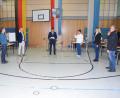 Bild: fz
Als neue Gemeinderäte werden Petra Beierl, Dieter Weck, Georg Hartinger (von links), Christian Koller, Sonja Bodensteiner und Birgit Krug (von rechts) von Bürgermeister Markus Ziegler (Mitte) vereidigt.