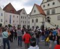 Archivbild: Kunz
Rund 300 Menschen demonstrierten am vergangenen Samstag. Auf Schutz von Mund und Nase sowie Abstandsregeln legten viele dabei keinen Wert.