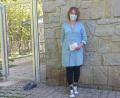 Bild: exb
Andrea Stein nähte Masken und spendete den Erlös aus dem Verkauf dem Amberger Tierheim.