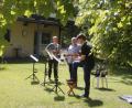Bild: mfh
Eire Music spielt im Garten des Bavariaheimes.