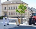 Bild: ü
Ob Bulldog, Auto oder Motorrad: Pfarrer Augustin Lobo segnet an Christi Himmelfahrt alle Fahrzeuge.