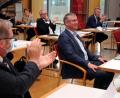 Bild: Stephan Huber
Beifall vom CSU-Bürgermeister Martin Preuß für den ÖDP-Kandidaten Franz Badura. Die neue Zusammenarbeit im Stadtrat macht es möglich.