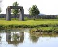Bild: akp
"Stonehenge in Kulz" wurde von über 200 Leuten ohne Maschinenhilfe nur mit Muskelkraft errichtet.
