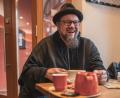 Bild: lsc
Winni Rudrof ist ein wahres Multitalent: Musiker, Journalist - und veganer Show-Koch.