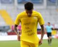 Bild: Lars Baron/dpa
Jadon Sanchos (Borussia Dortmund) stiller Protest.