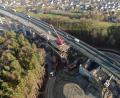Bild: exb
Es tut sich gehörig etwas auf der Brückenbaustelle Unterrieden an der A6 zwischen Alfeld und Altdorf: Auch in den kommenden Wochen wird die Brücke peu à peu abgebaut.
