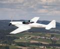 Bild: mfh
Die D4BK Fascination, ein 270 km/h schnelles Ultraleichtflugzeug, auf dem Rückweg nach Fichtelbrunn nach einem Alpenflug