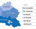 Grafik: NT/AZ
Wie der Landkreis Neustadt/WN schneidet auch die restliche Region in der Studie gut ab.