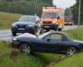 Bild: jr
Mit ihrem Mazda kam die Fahrerin von der regennassen Fahrbahn ab und überschlug sich. Glücklicherweise blieb es beim Blechschaden.