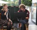Bild: dob
Leonie Weis und Jonathan Steinberger sind live im Restaurant und Café "Friedrich" zu hören.