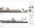 Bild: Plan: Architekturbüro Kastl
Hier zwei Ansichten der neuen Turnhalle.