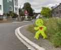 Bild: Eichl
Von den grünen Männchen versprechen sich die Gemeinderäte mehr Verkehrssicherheit für Kinder als von den Plakaten des Landratsamtes.